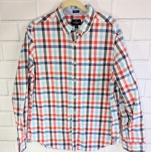 American Eagle Prep Fit Cotton Button Down Shirt